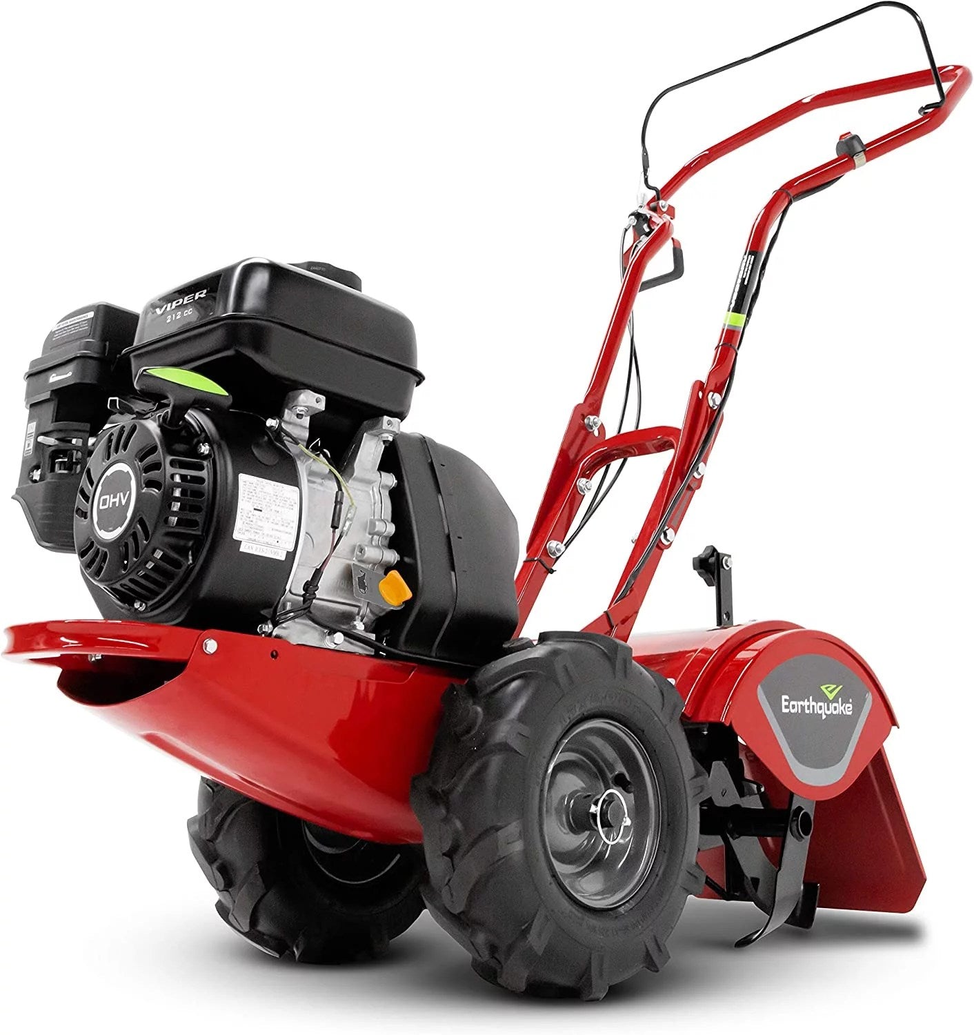 Earthquake 33970 Victory Rear Tine Tiller, Powerful 212cc 4 - Cycle Viper Engine - Decindoor