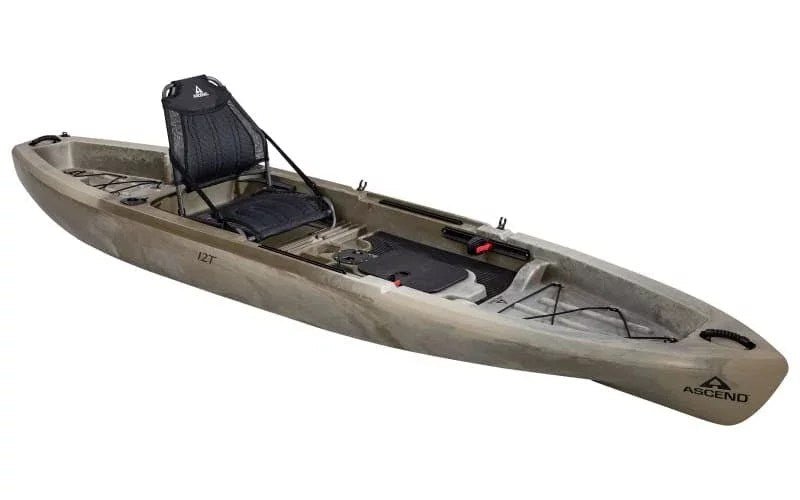 Ascend 12T Sit - On - Top Kayak Stable Fishing & Recreational Kayak with Adjustable Seat - Decindoor
