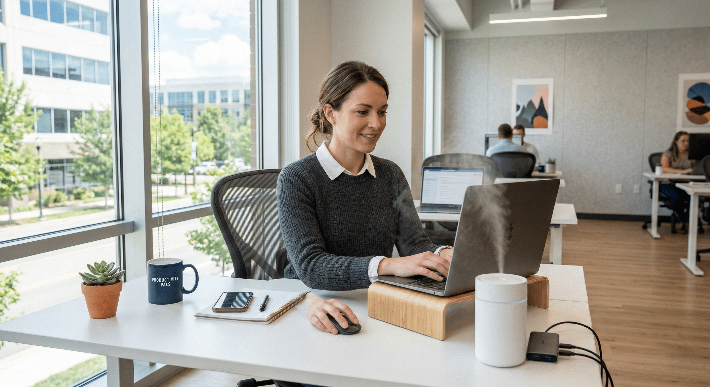 How a Humidifier for Office Productivity Can Improve Focus and Comfort - Decindoor