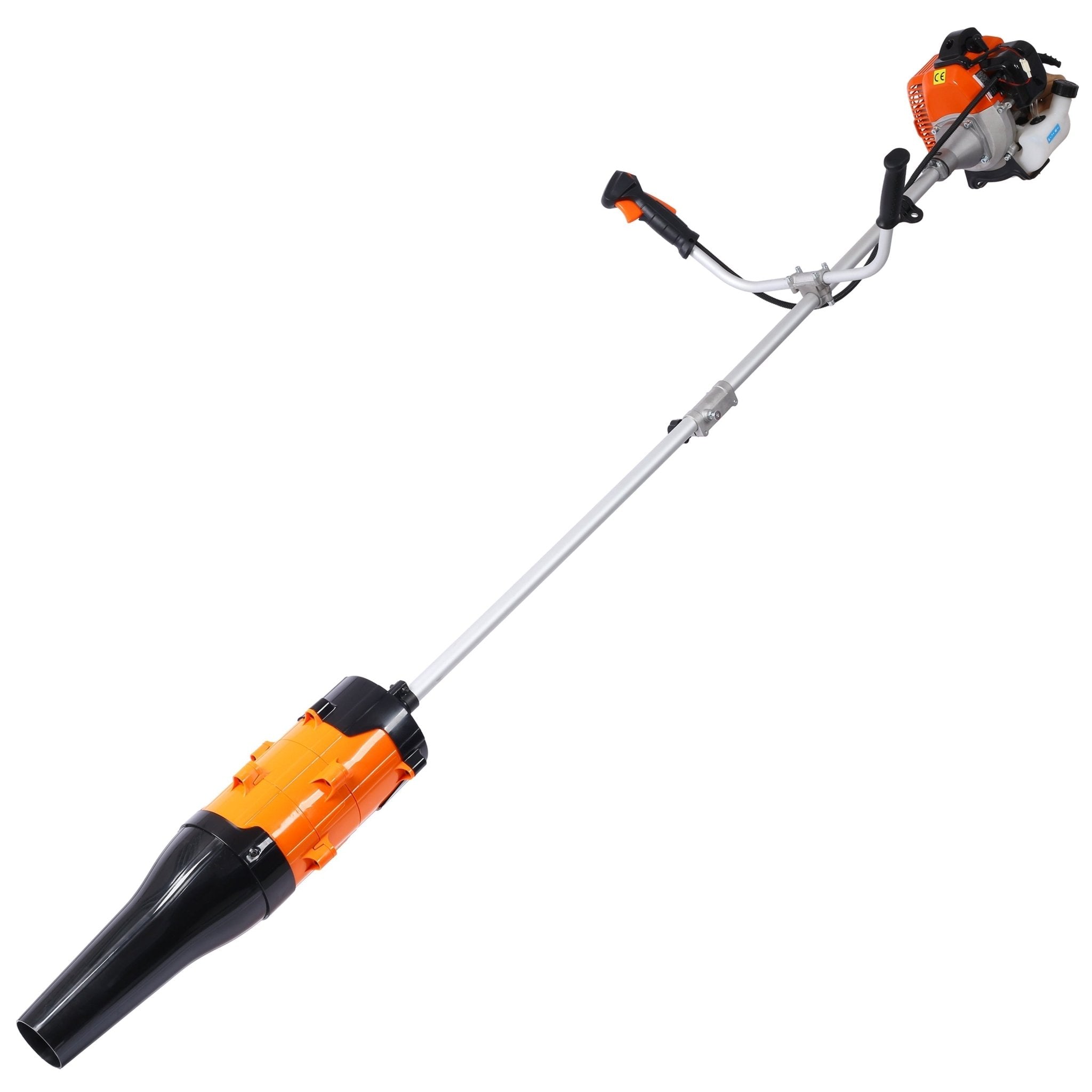 3 - in - 1 Blower, String Trimmer & 10" Brush Cutter with Rubber Handle and Shoulder Strap - Decindoor