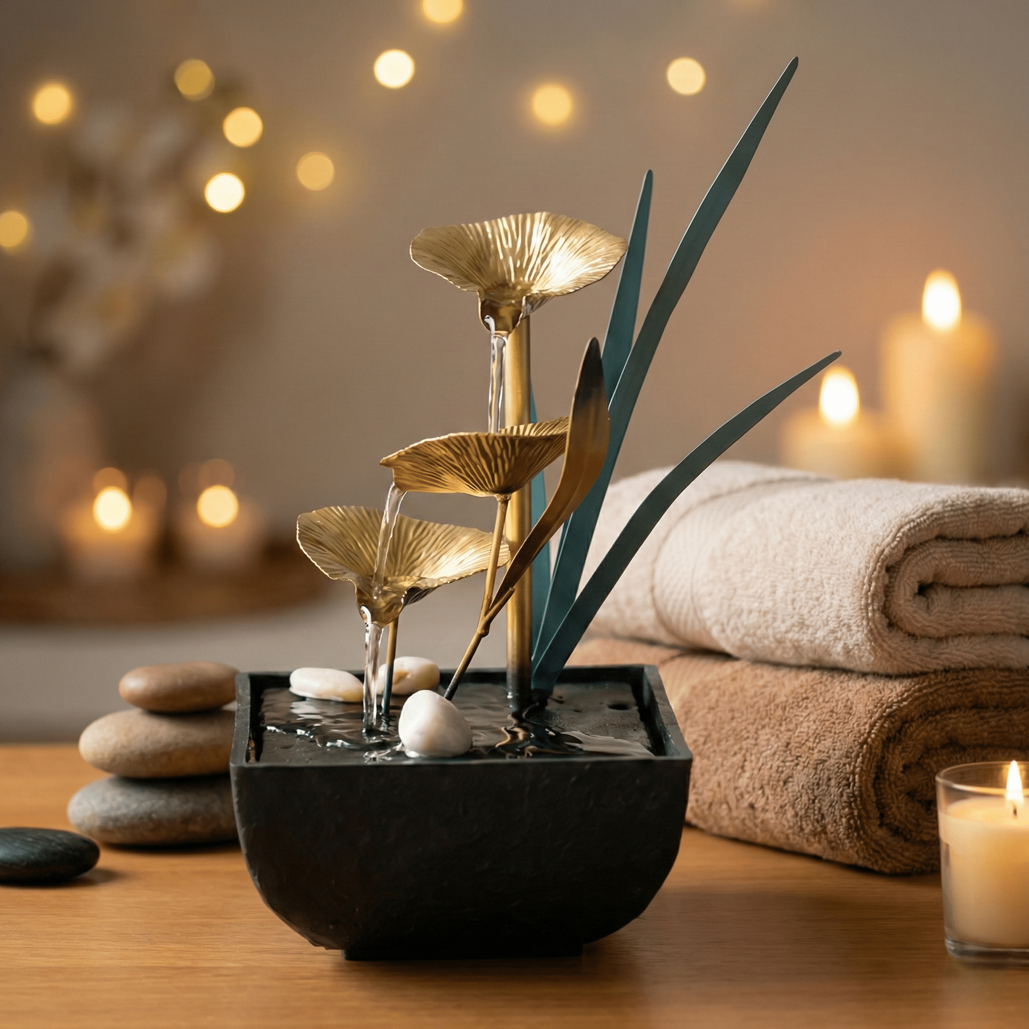 Bonsai Tabletop Humidifier – Rockery Fountain Decor - Decindoor